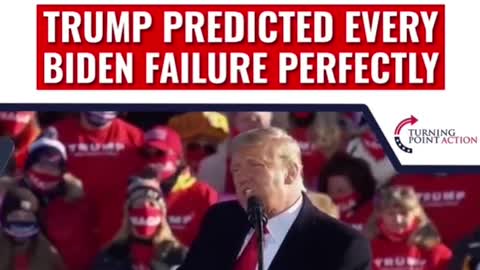 Trump predicted it and its happening before our eyes