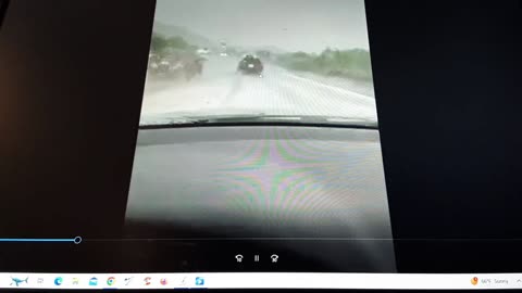 ALERT: 107 DEGREES, HAILING AND THE HAIL DOES NOT MELT?