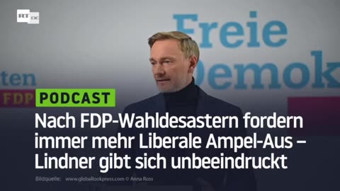 Nach FDP-Wahldesastern fordern immer mehr Liberale Ampel-Aus – Lindner gibt sich unbeeindruckt