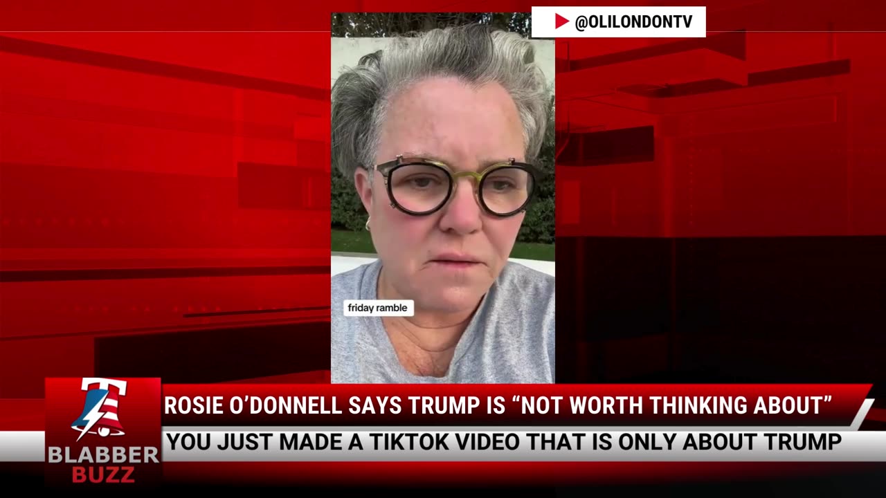 Rosie O’Donnell Says Trump Is “Not Worth Thinking About”