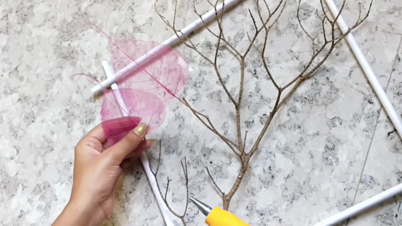 The branches that can be seen everywhere can also be used for handicrafts