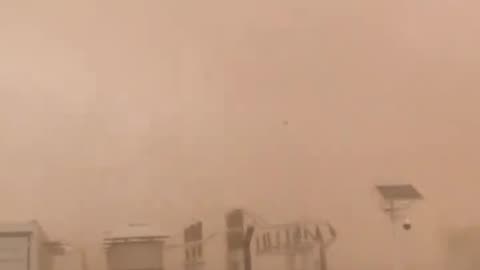 Sandstorms Hit In Sonid Right Banner Of Inner Mongolia, China (27.03.2024)