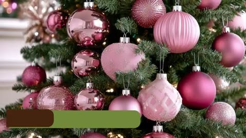 stunning pink decorations for Christmas