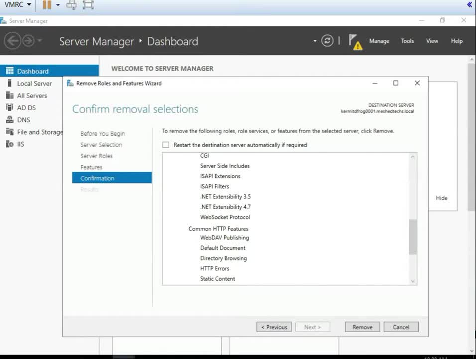 Demote and Remove A Domain Controller Server