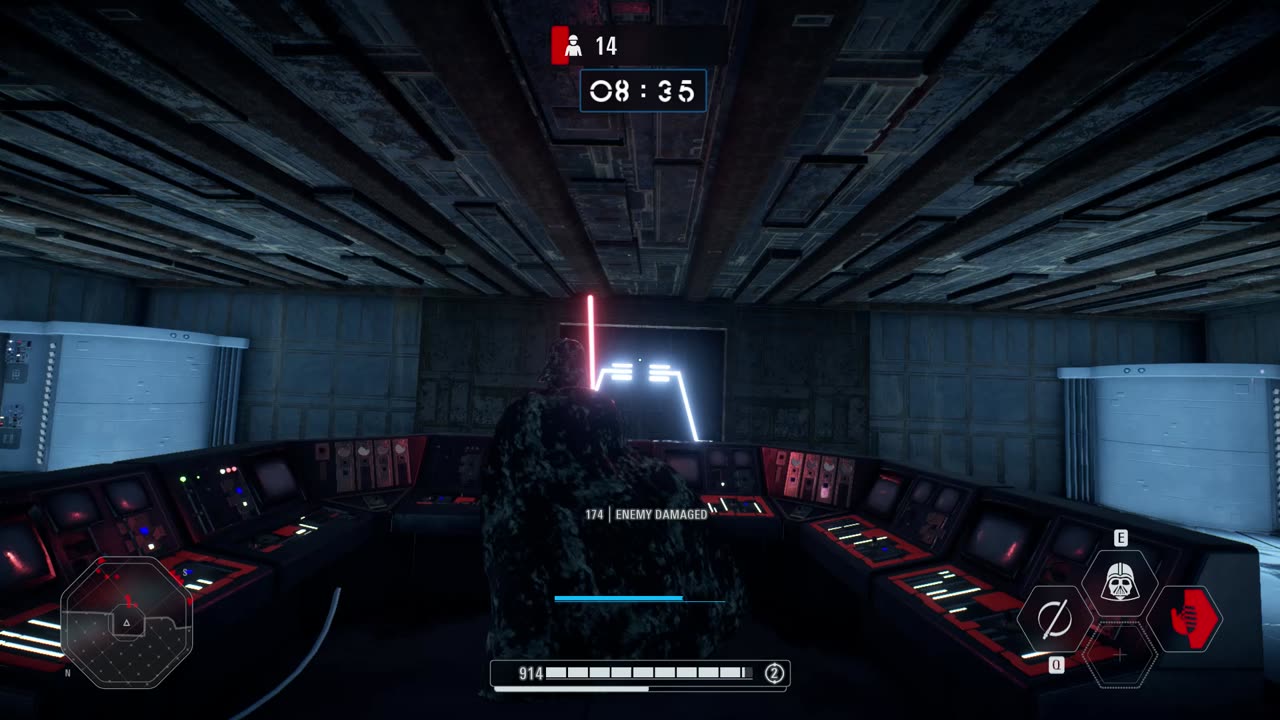 SWBF2: Arcade Onslaught Darth Vader Jakku Gameplay
