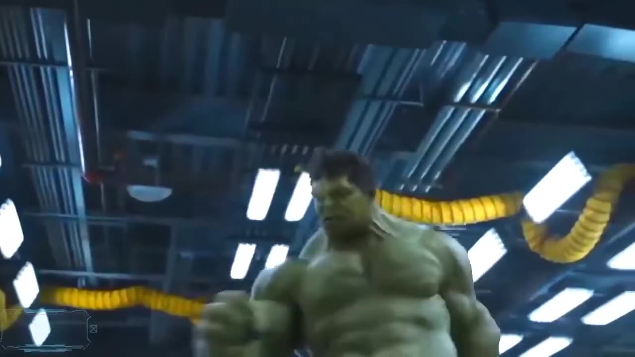 The Hulk. Hollywood action movie clips