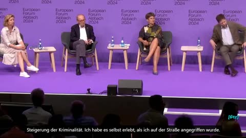 Die deutsche Europaministerin Anna Lührmann (Grüne) fühlt den Schmerz ...engUTdeu