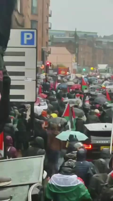 Pro-Palestine Rally, Glasgow, Scotland, U.K