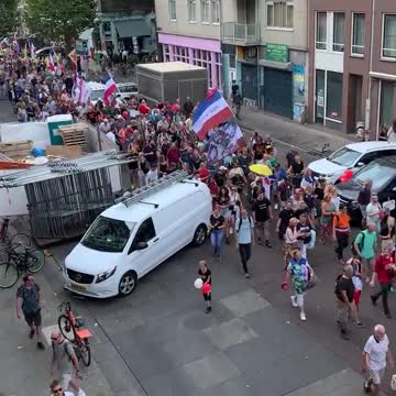 Amsterdam: protest against permanent COVID measures (Sept 4, 2022)