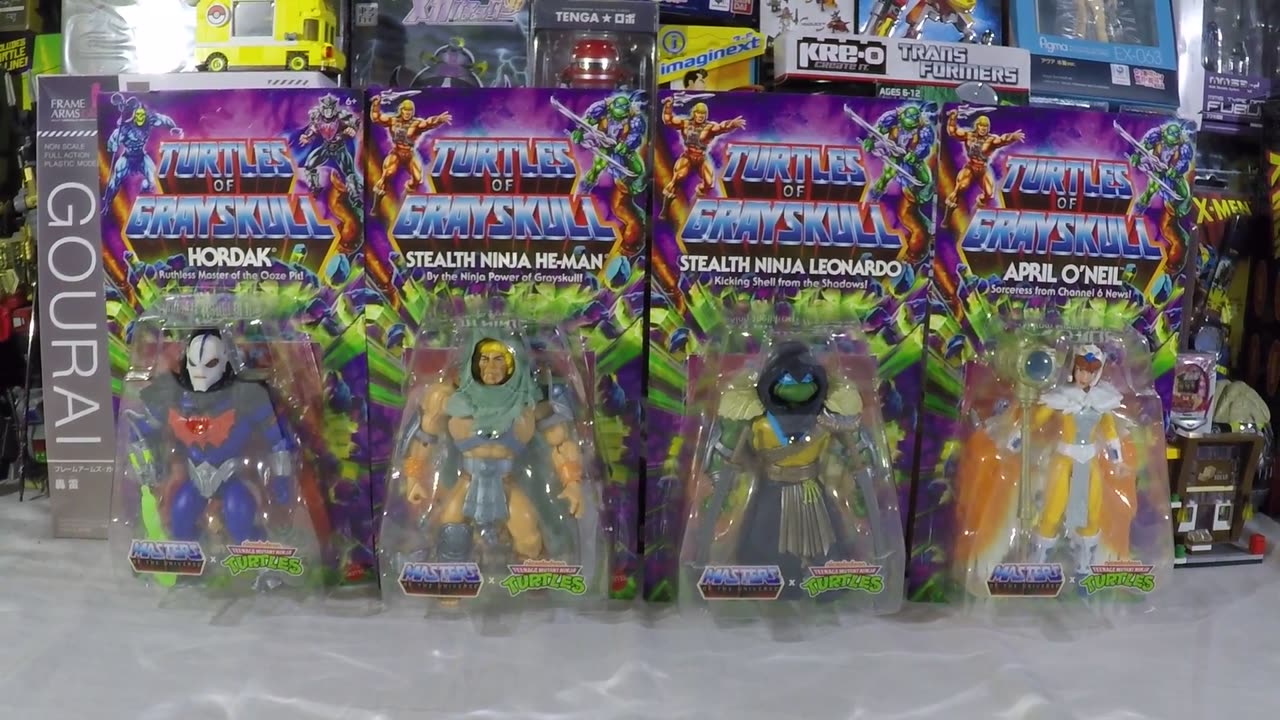 Turtles of Grayskull Wave 4 case unboxing