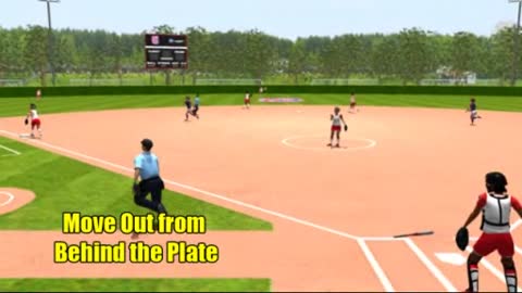 2 Umpire - Runner on 1B & 2B - Base Hit To Outfield