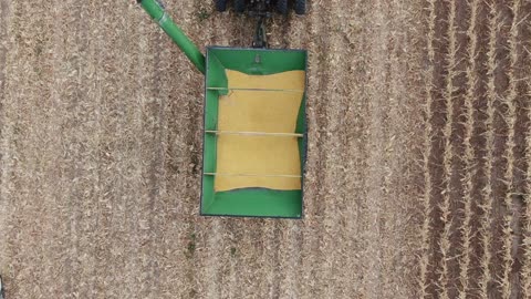 Descend over grain cart