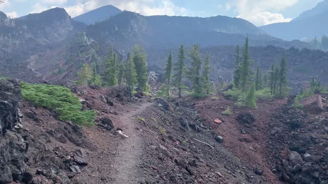 Central Oregon - Three Sisters Wilderness - Obsidian Volcanic Wonderland