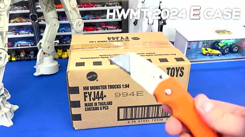 EPIC 2024 E Case with TREASURE HUNT - Hot Wheels Monster Trucks - Toy_Diecast Unboxing! Mix 5!