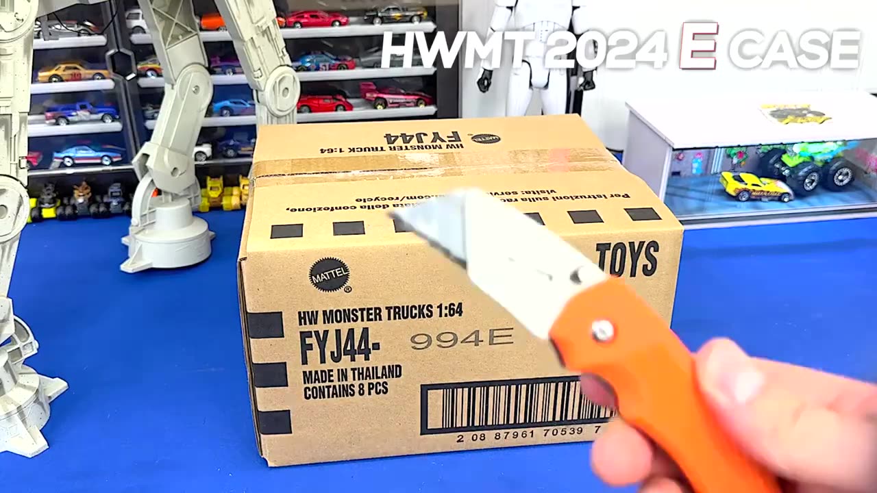 EPIC 2024 E Case with TREASURE HUNT - Hot Wheels Monster Trucks - Toy_Diecast Unboxing! Mix 5!