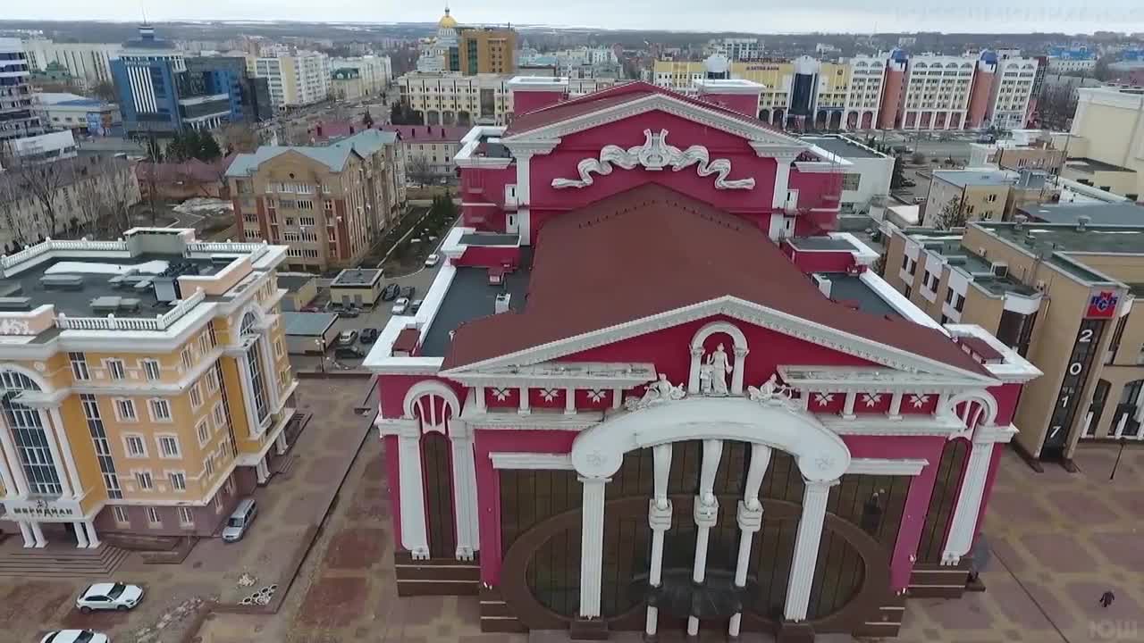 Bird's eye view of the city