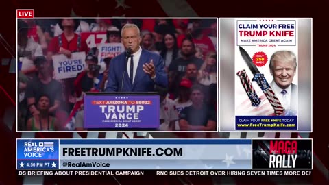 " Robert Kennedy Jr. Delivers Powerful Speech at Trump Rally: 'Make America Healthy Again!'"