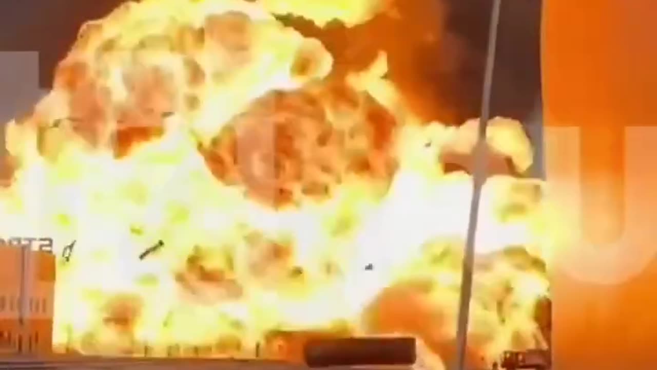 explosion at a gas station in Russia