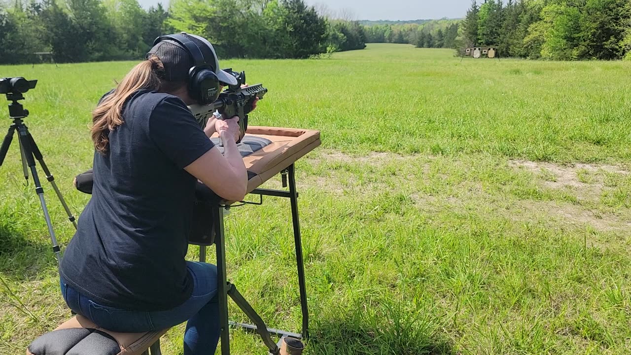A mom shooting 6.5 Grendel 12" at 200 yards