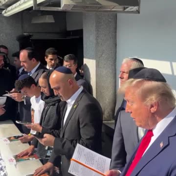 ❌ 🇺🇸 #USA Trump ha preso parte alla preghiera ebraica ⚠️☝️