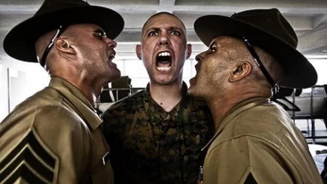 Drill Sergeant/Drill Instructor with Basic Training Recruits