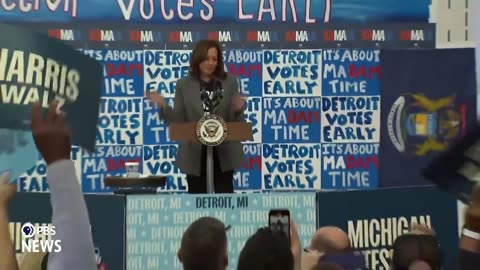 BREAKING: Kamala Harris left the stage of her own rally in less than 7 minutes