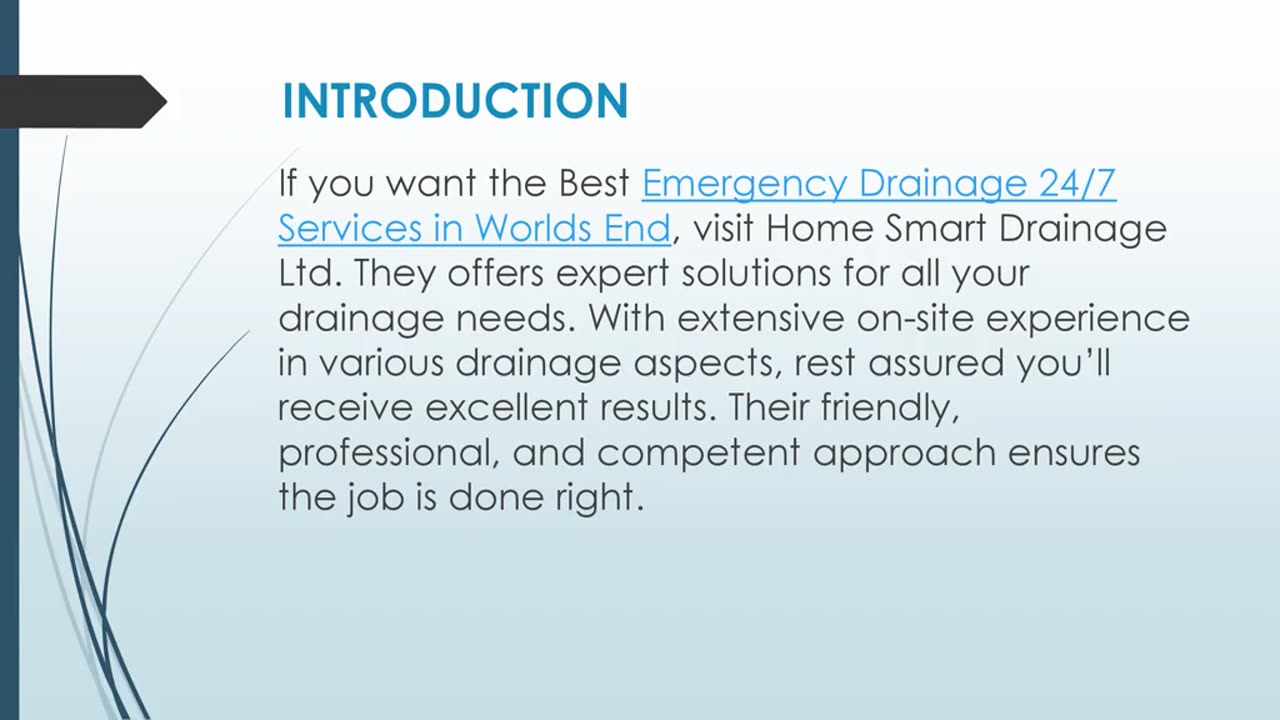 Best Emergency Drainage 24/7 Services in Worlds End