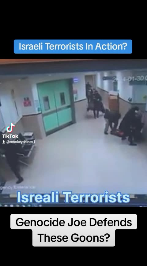 Israeli Terrorists Attack A Hospital In West Bank