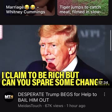 Are they claiming Trump is a panhandler?