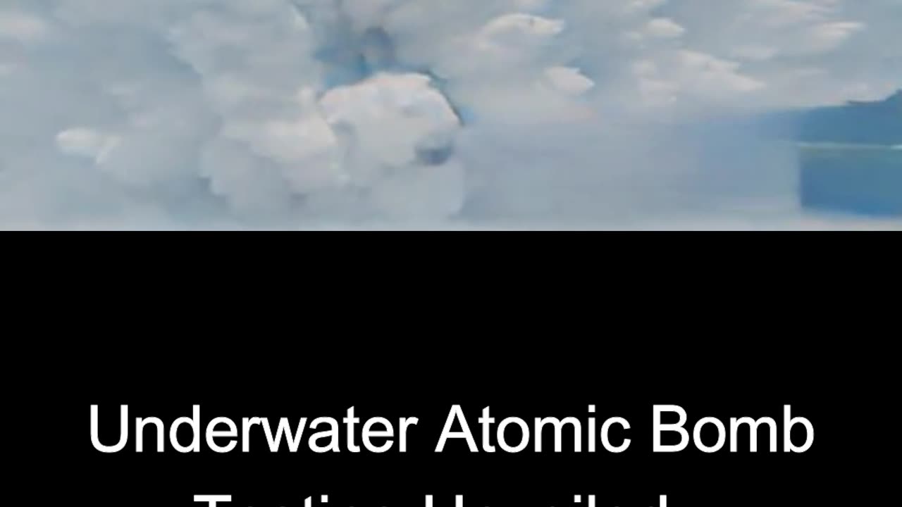 Underwater Atomic Bomb Testing Unveiled - COLOURIZED 🇺🇸💣🌊🎥