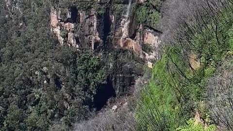 Bridal Veil Fall Blue Mountains Australia.