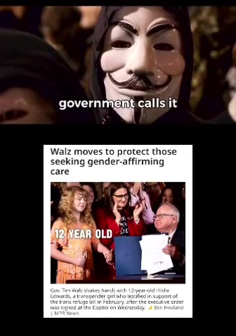 Anonymous Exposes Democrat VP Pick Tim Walz 👿