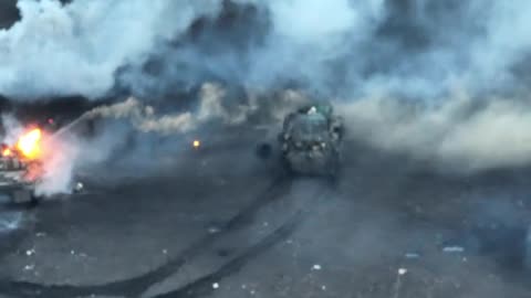 Russian Armored Assault Group is Destroyed One by One