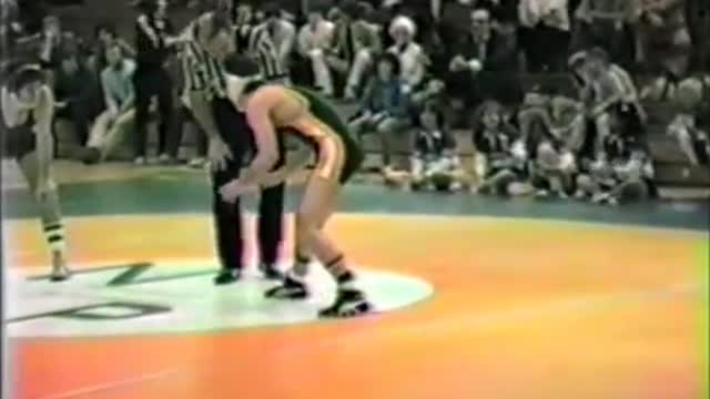 1982 New Jersey Wrestling Match: Alfred C. Martino (Millburn) vs Ethan Zimmer (New Providence)