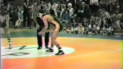 1982 New Jersey Wrestling Match: Alfred C. Martino (Millburn) vs Ethan Zimmer (New Providence)