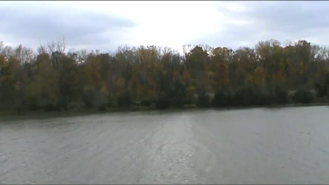 The Welland canal on a cloudy day
