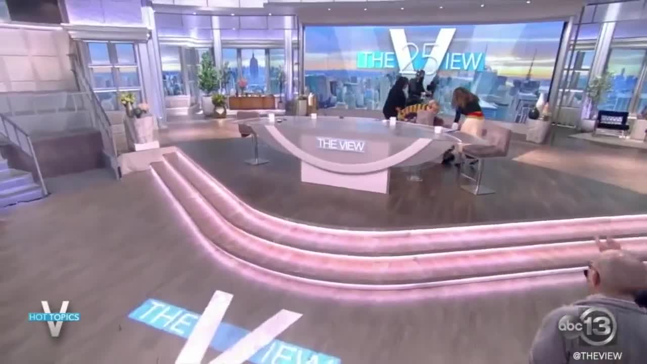 Joy Behar Takes A Tumble On The View