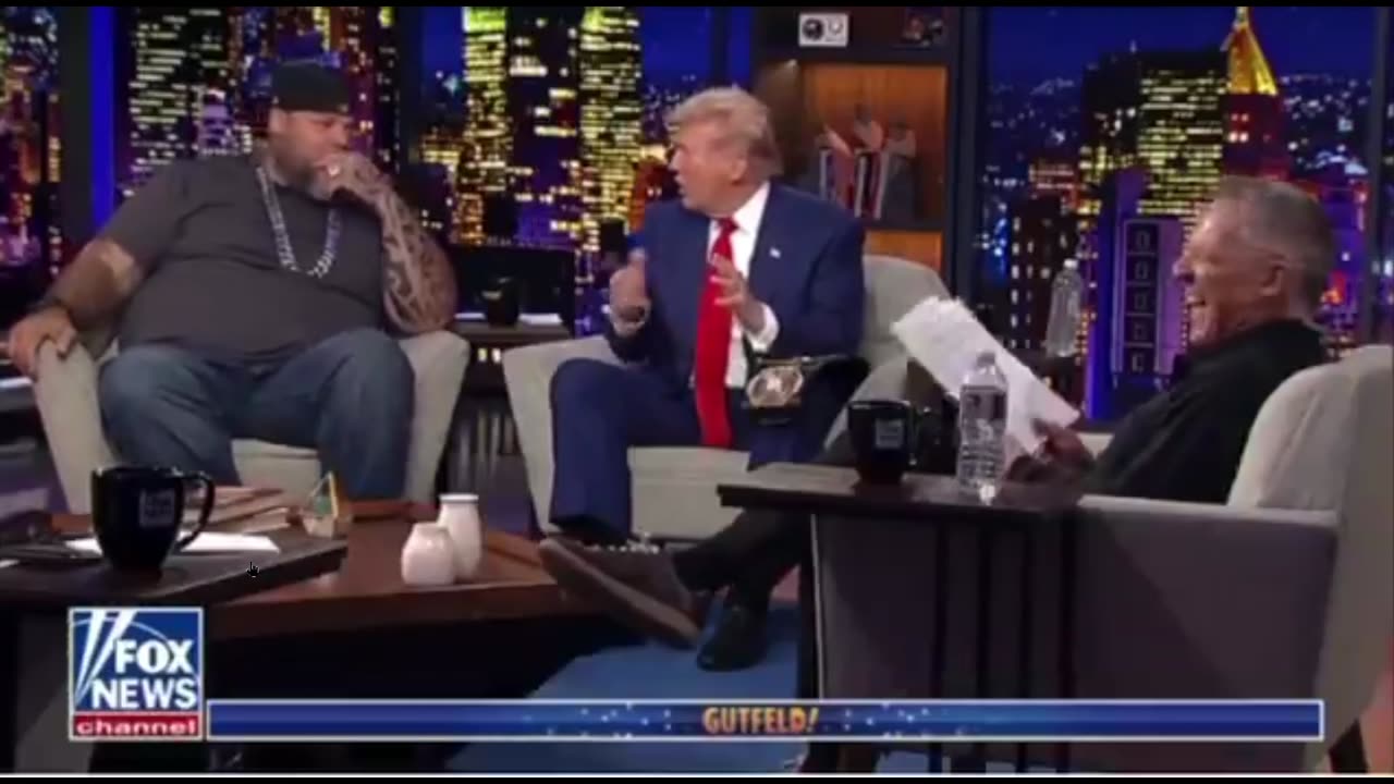 Trump answers questions from the audience with Gutfeld