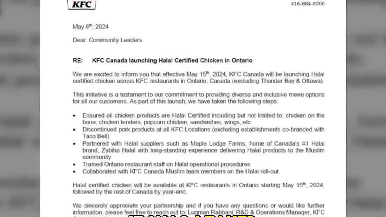 KFC Is Now Halal