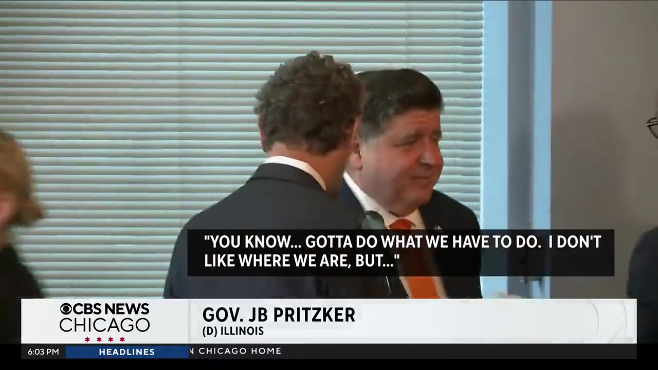 Biden surrogate J.B. Pritzker caught on hot mic: "I don't like where we are, but..." 😬😬😬