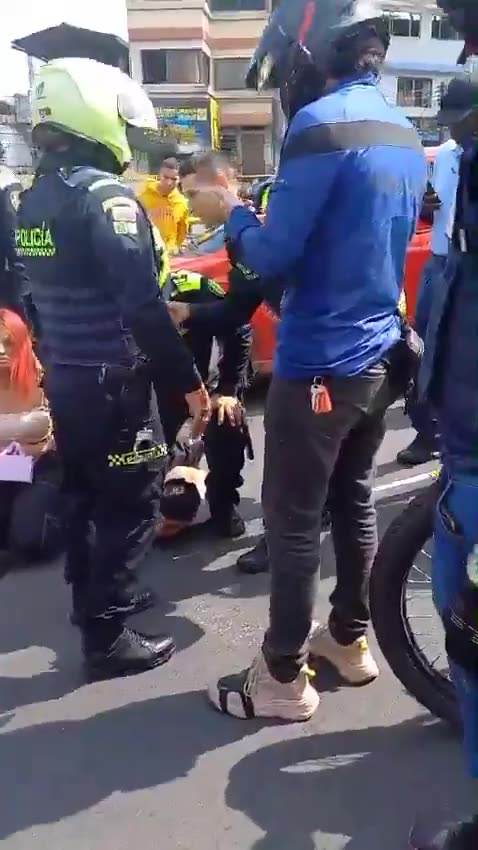 Accidente tras persecución policial en Cali