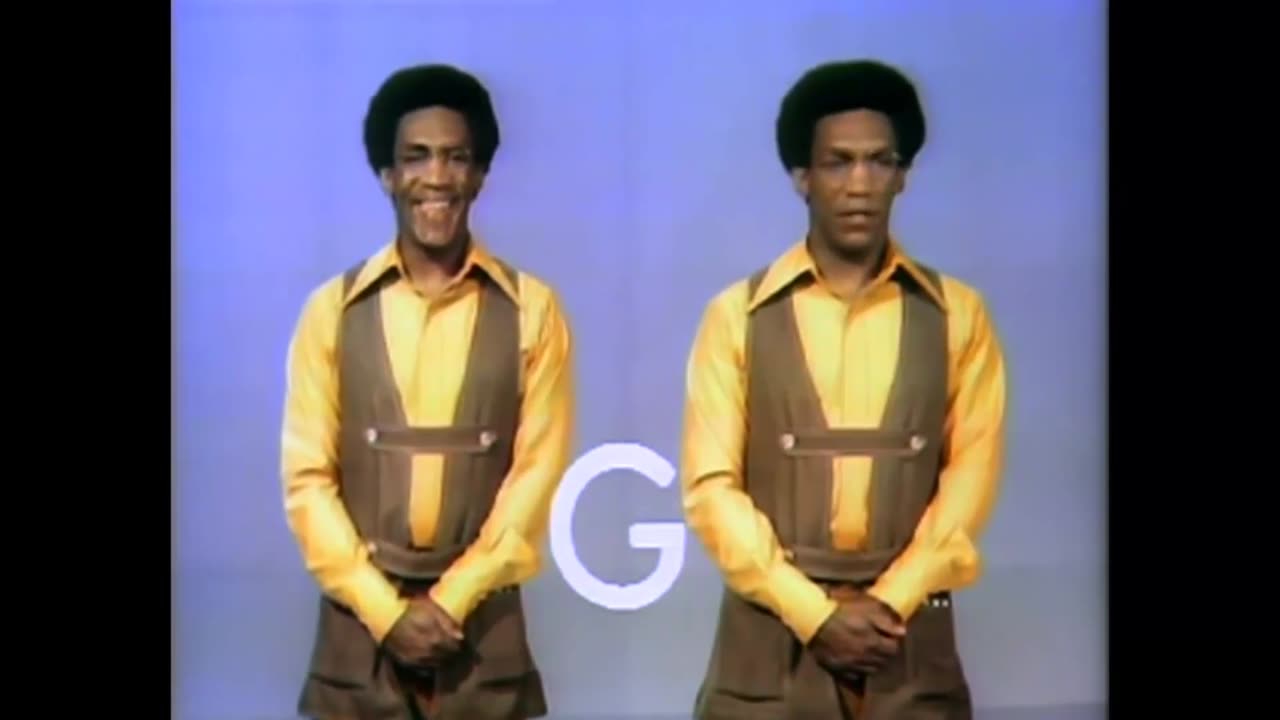 Classic Sesame Street - Bill Cosby and Bill Cosby saying the alphabet