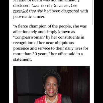 Democrat Shelia Jackson-Lee Dies At 74