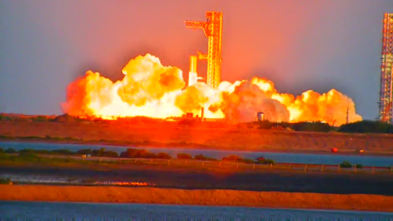 SpaceX Starship Booster 31 Static Fire