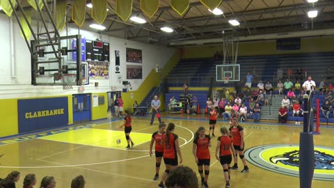 Clarkrange Volleyball Game 9/21/17