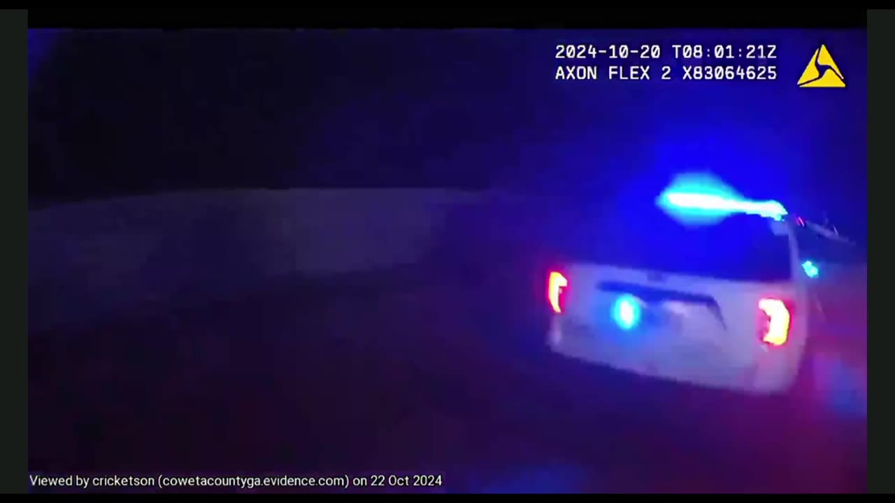 Highspeed chase from Traffic stop in Cowetta county Georgia.
