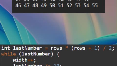 Floyd’s Triangle Pattern in C | #Unidentified_Coder