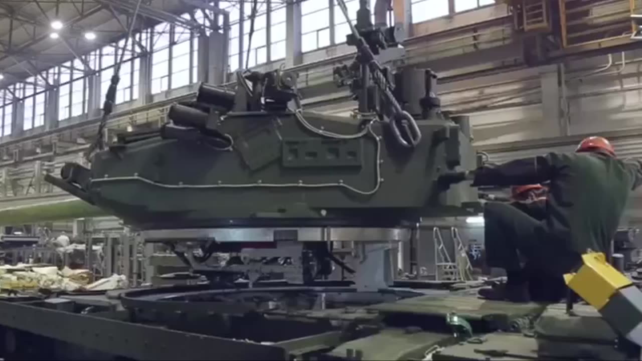 UVZ showed footage of the production and testing of the T-90M.