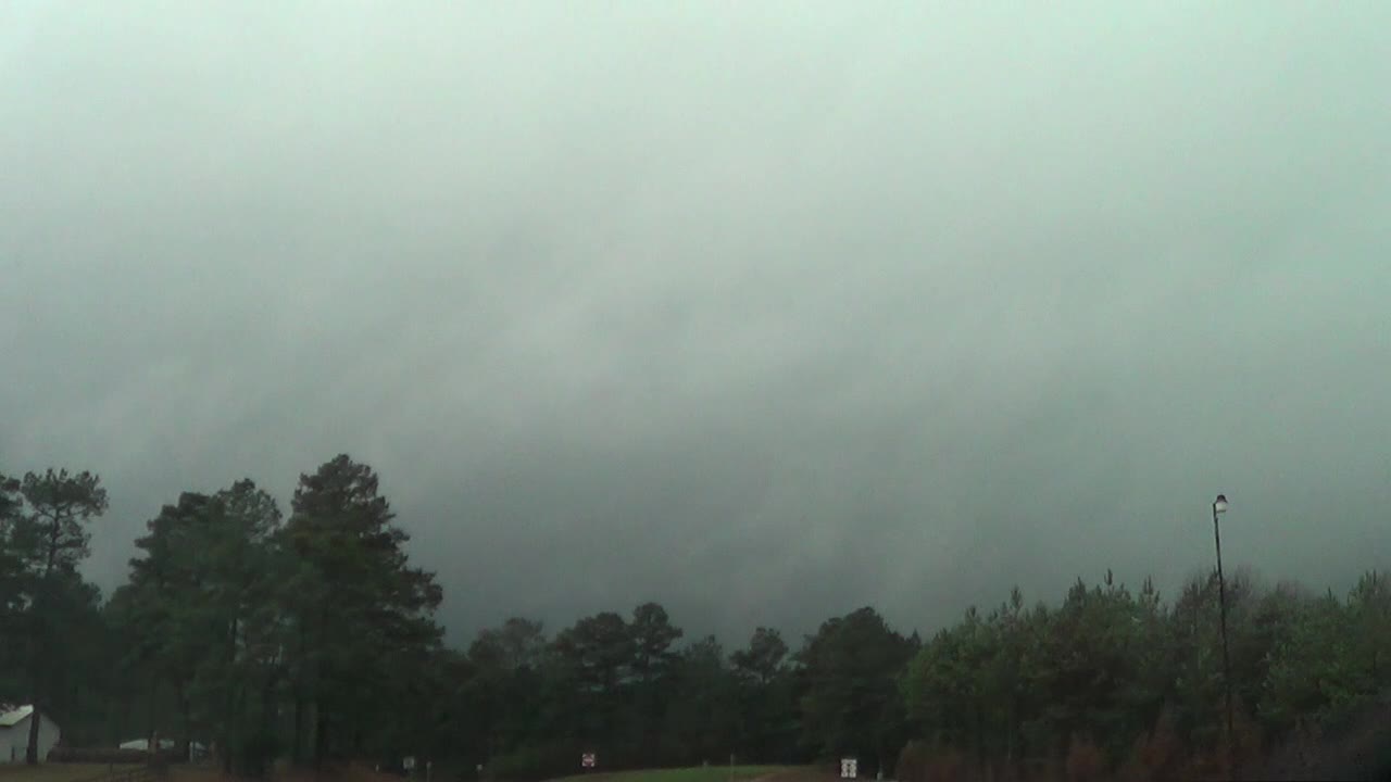 Central Mississippi Tornadic Storm and EXPLOSIVE Lightning Strike!