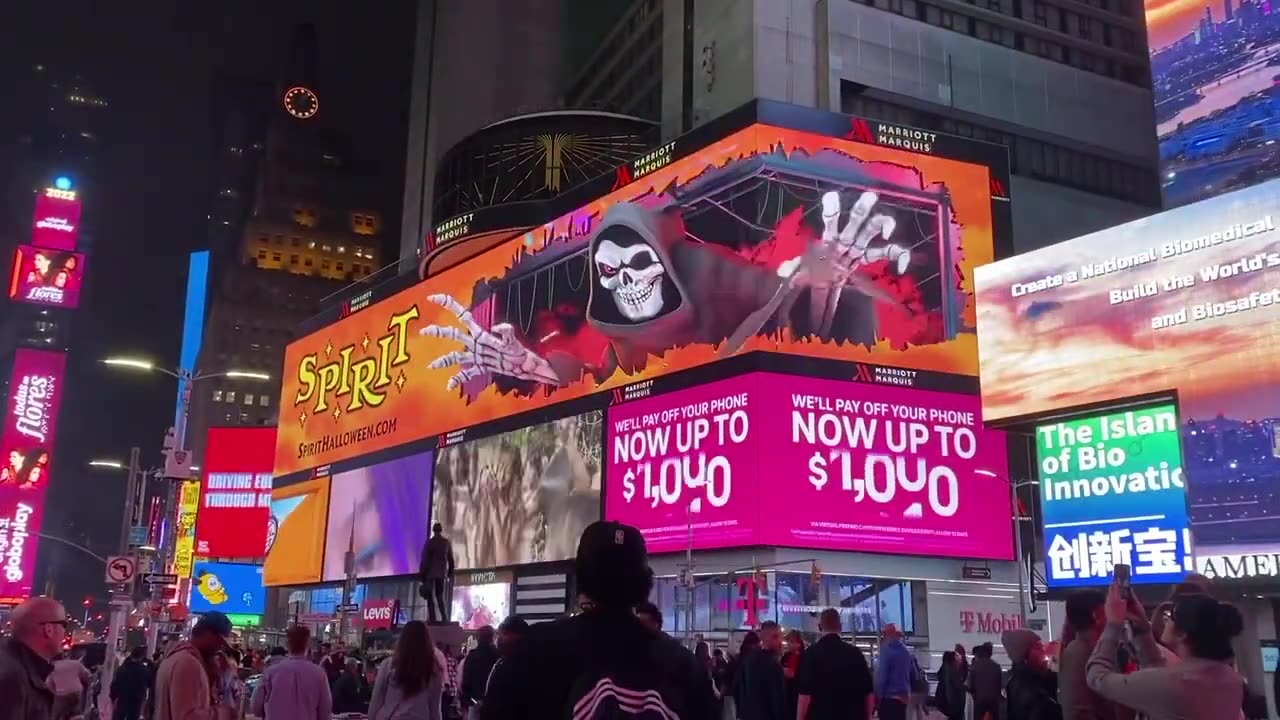 #SPIRIT#HALLOWEEN#TIMESSQUARE#TIMESQUARE